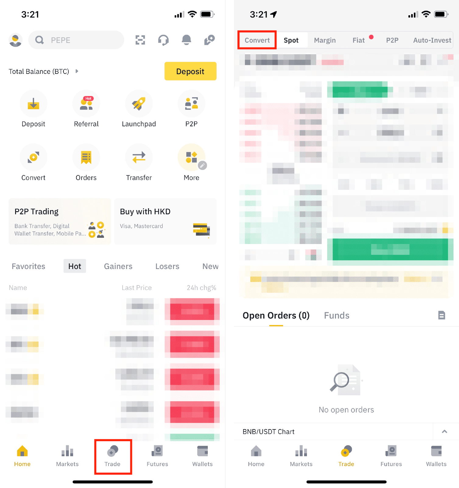 Binance Pro Trade iOS App