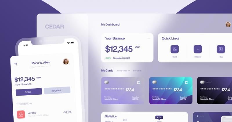 Cedar Money service dashboard