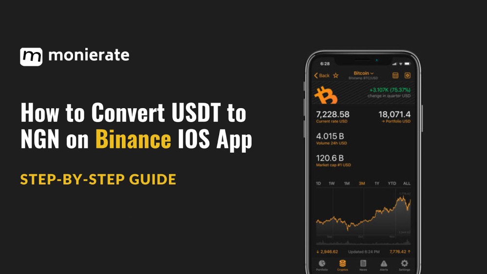 How to convert USDT to NGN on Binance iOS App