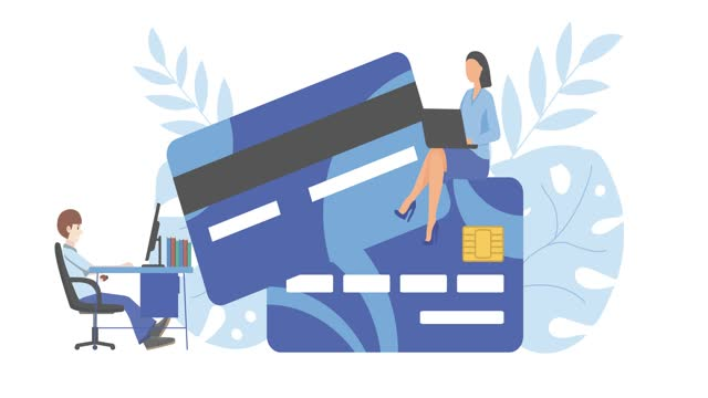 Debit card illustration